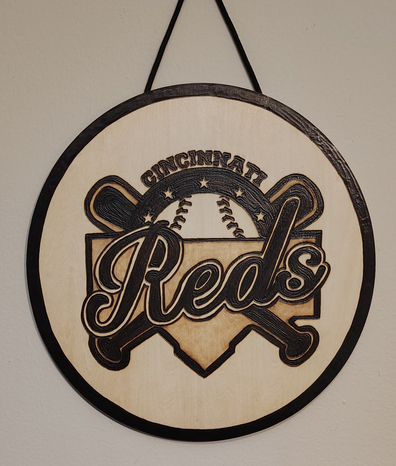 Cincinnati Reds Baseball Home Plate wall Art