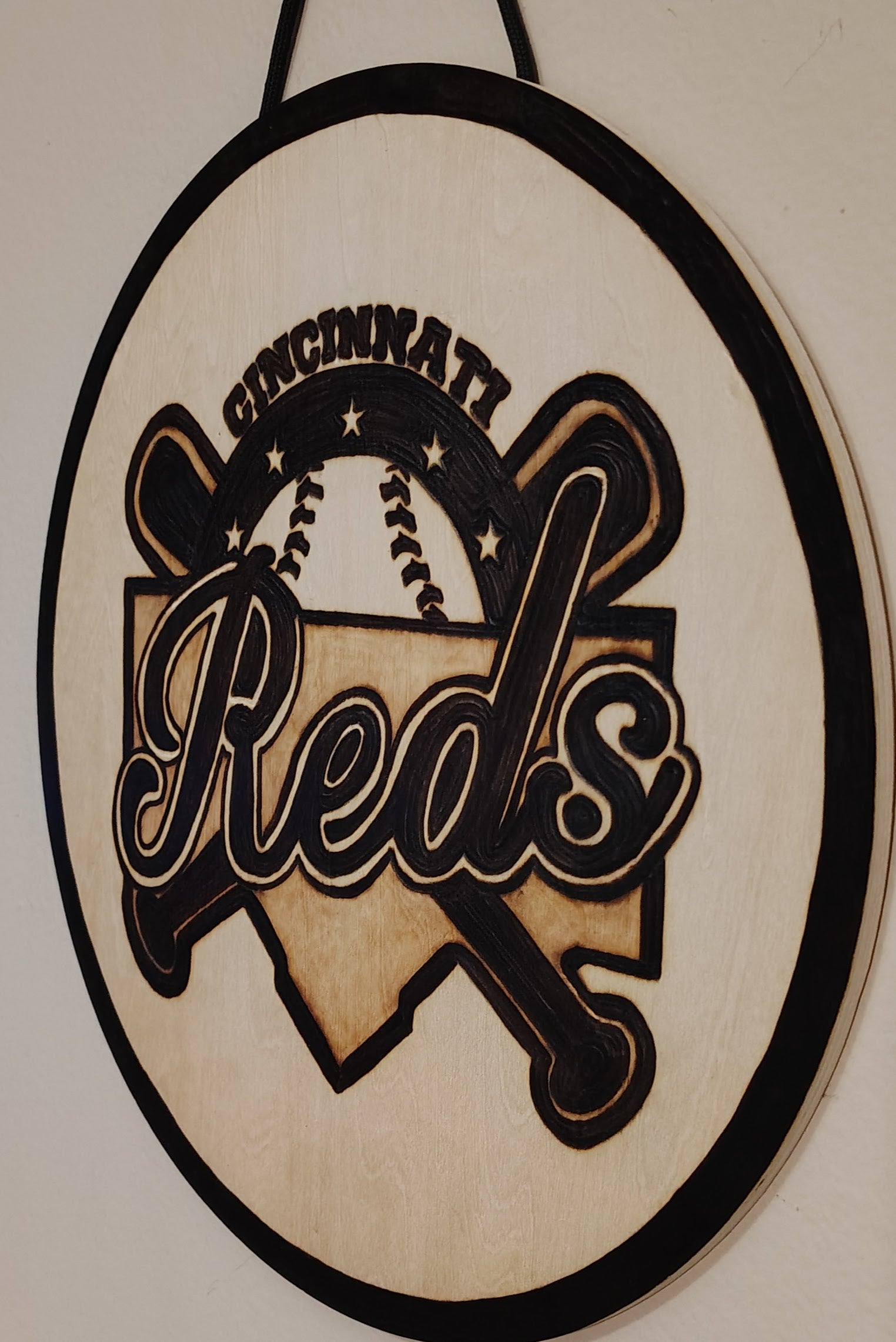 Cincinnati Reds Baseball Home Plate wall Art